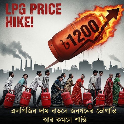 এলপিজি গ্যাসের দাম, গ্যাস সিলিন্ডার, রান্নার গ্যাস